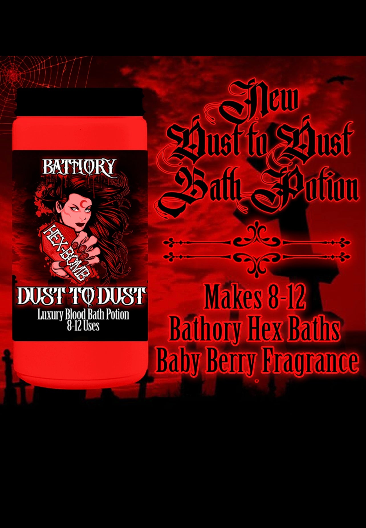 DUST TO DUST Bath potion Bathory 400g