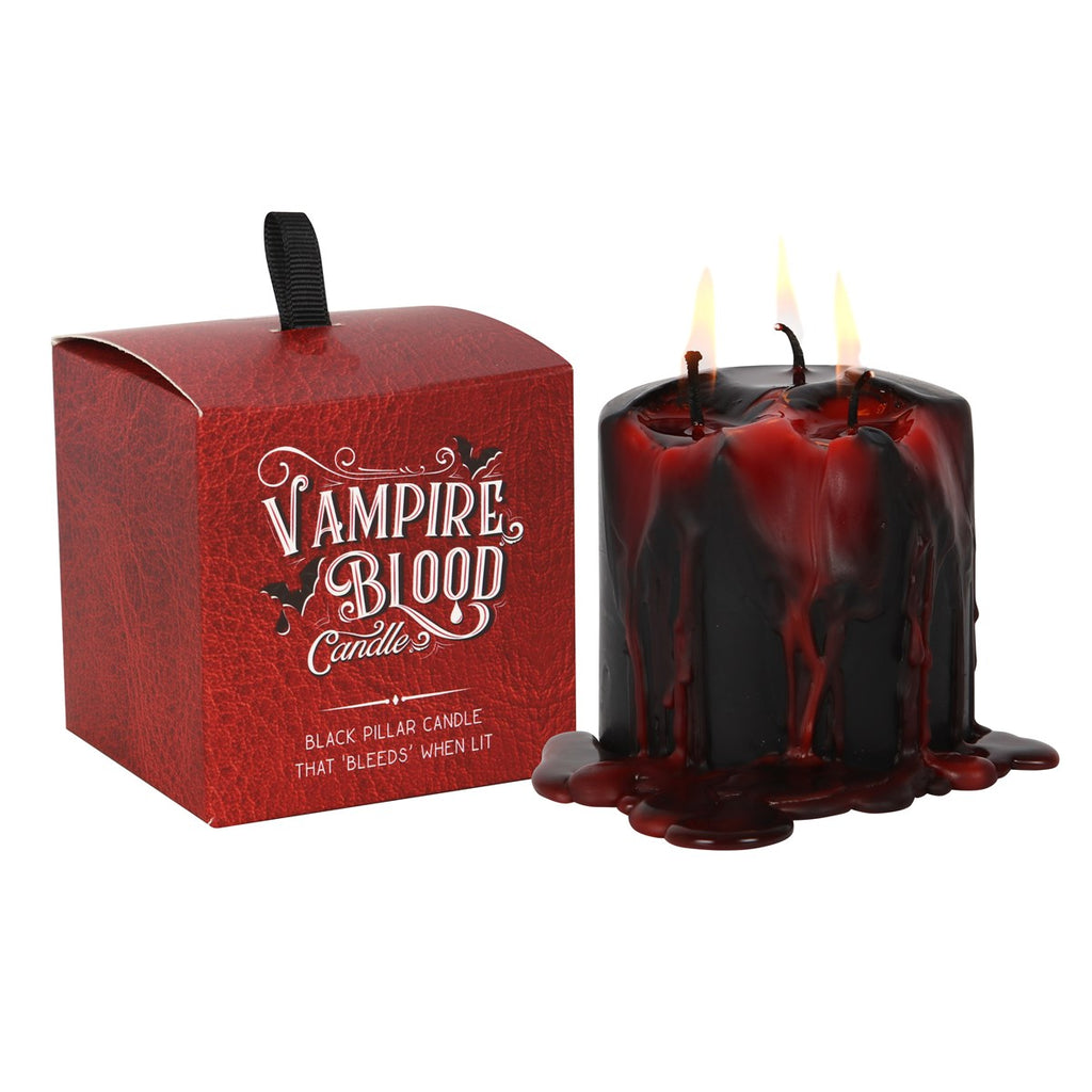 Vampire blood pillar candle