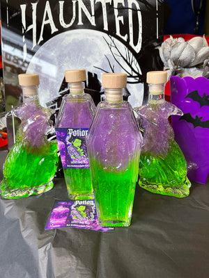 Potion glass coffin hexwash