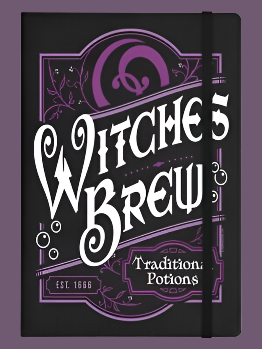 Witches brew potion hardback notebook