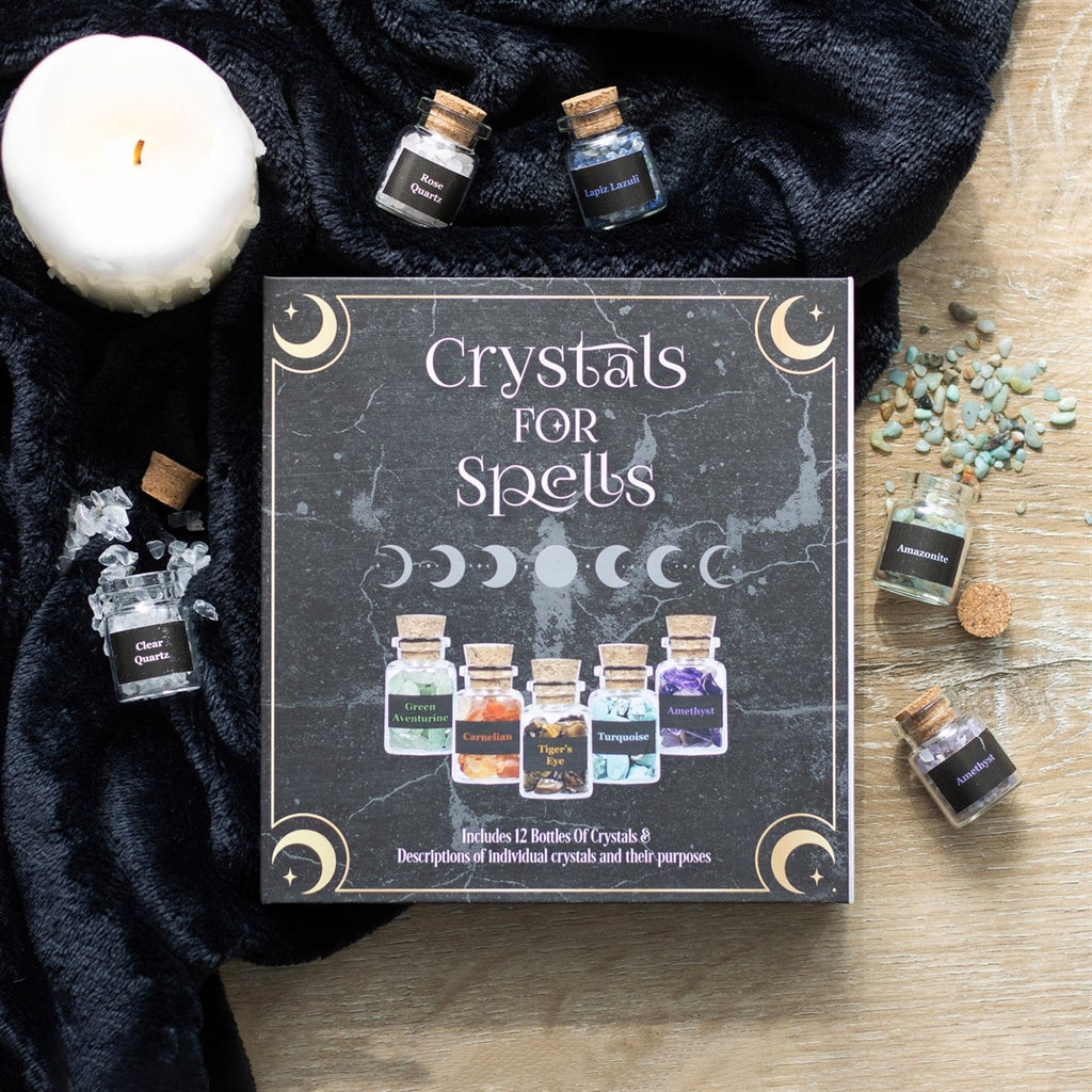 Crystals for spells crystal chip Potion bottle gift set