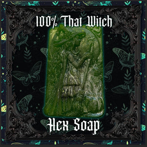 Yule witch winter forest hex soap