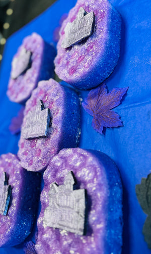 Nocturnal purple soap sponge apple & elderberry fragrance