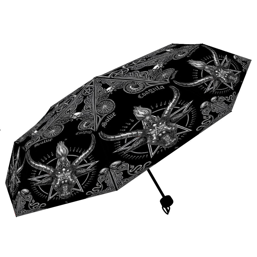 Baphomet-Regenschirm 