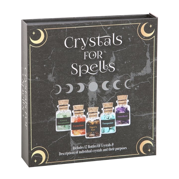 Crystals for spells crystal chip Potion bottle gift set