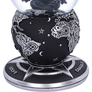 Baby Baphomet luxury glass Snow Globe large 18.5cm