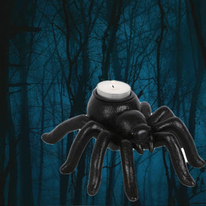 Large creepy spider tealight holder