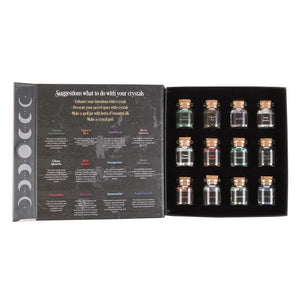 Crystals for spells crystal chip Potion bottle gift set