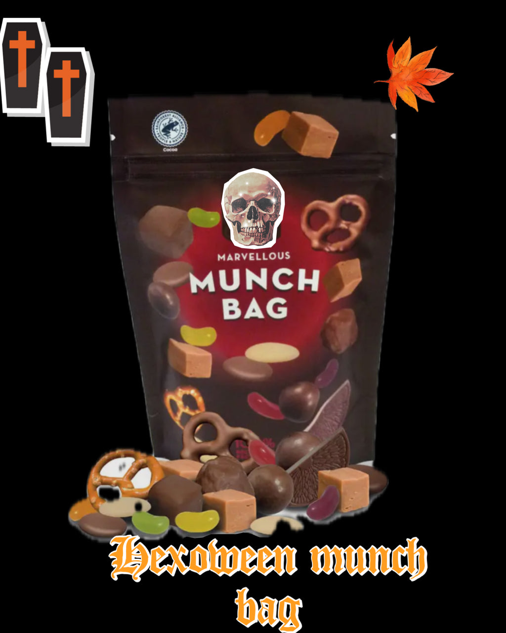 Hexoween treat munch bag