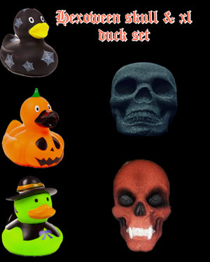 Autumn Hexoween skull bomb & xl duck set