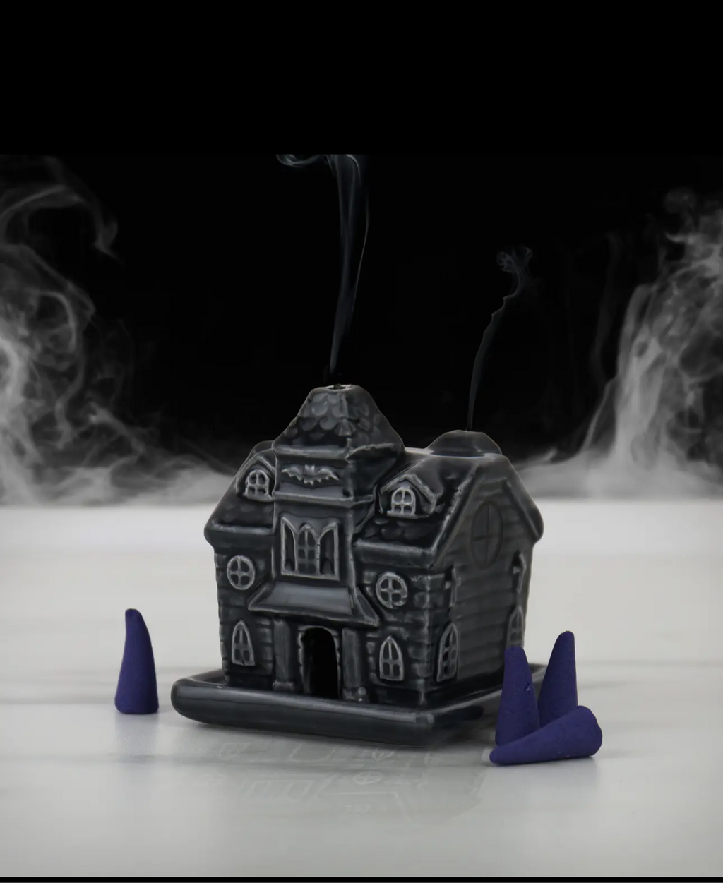 Salem witch house incense burner