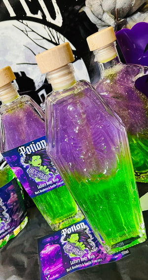 Potion glass coffin hexwash