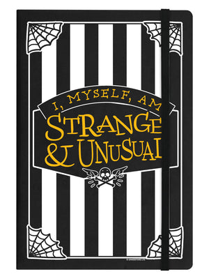 I myself am strange and unusual note book
