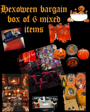 Hexoween Bargain box of 6 MIXED hex items