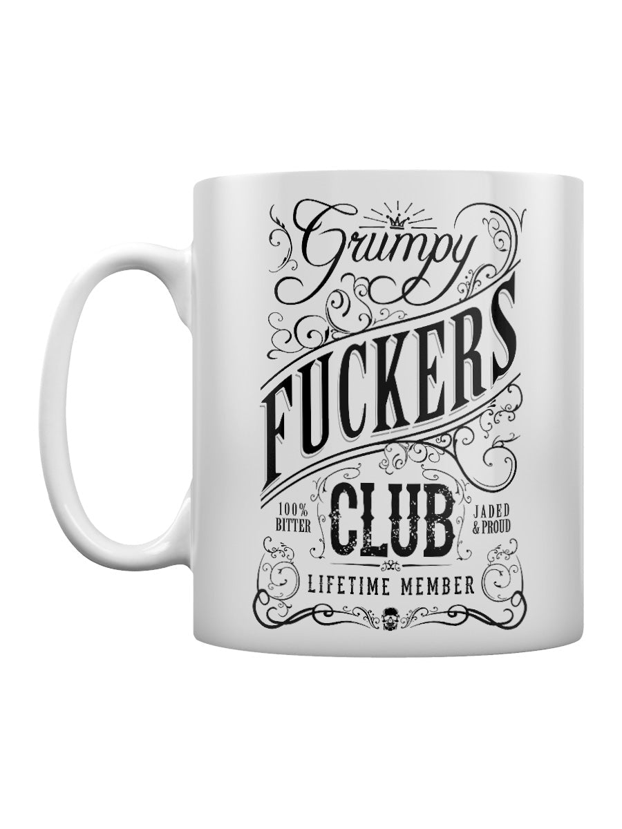 Grumpy fucker club mug