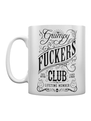 Grumpy fucker club mug