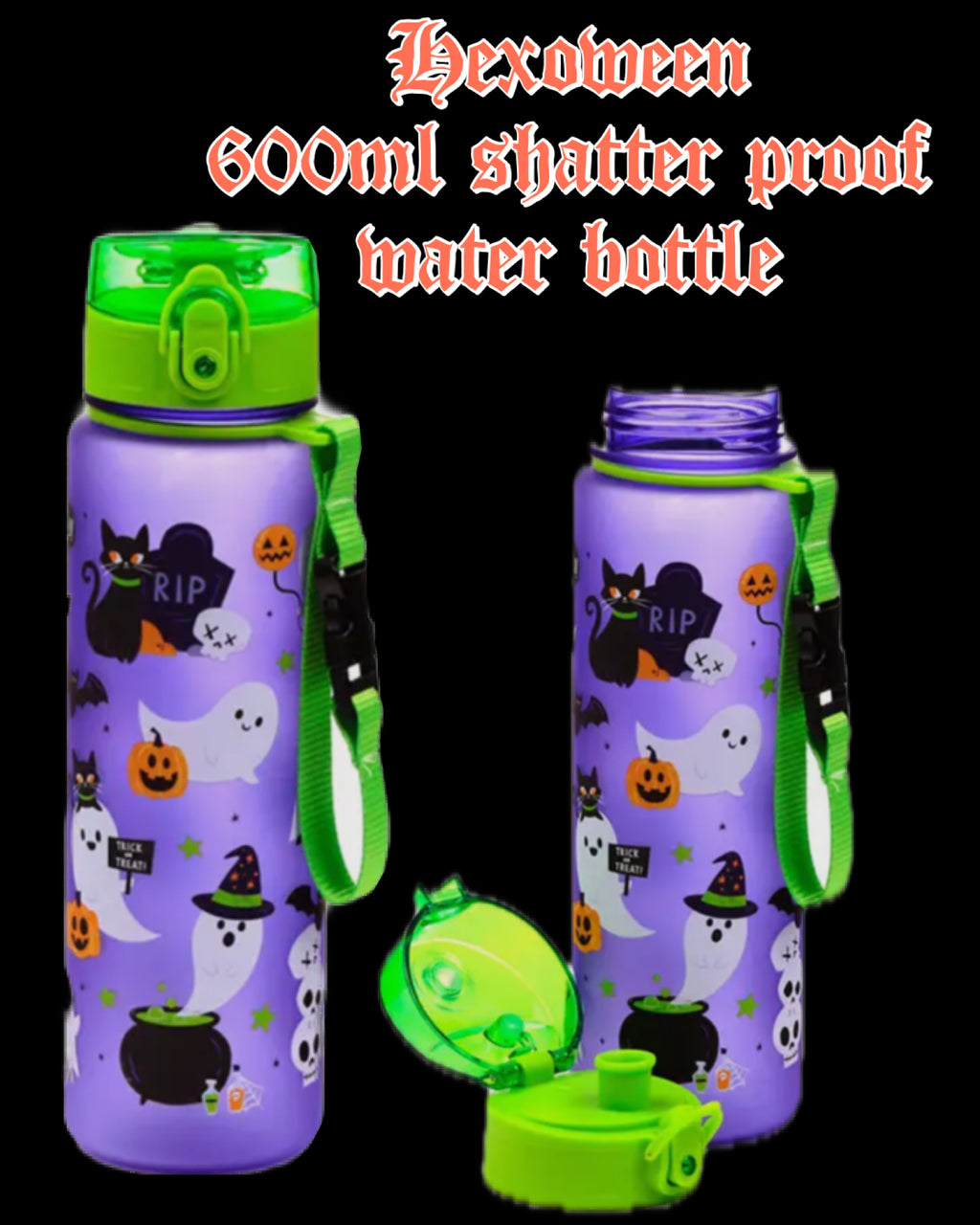 Hexoween 600ml drinking bottle