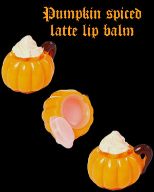 Pumpkin spice latte lip balm