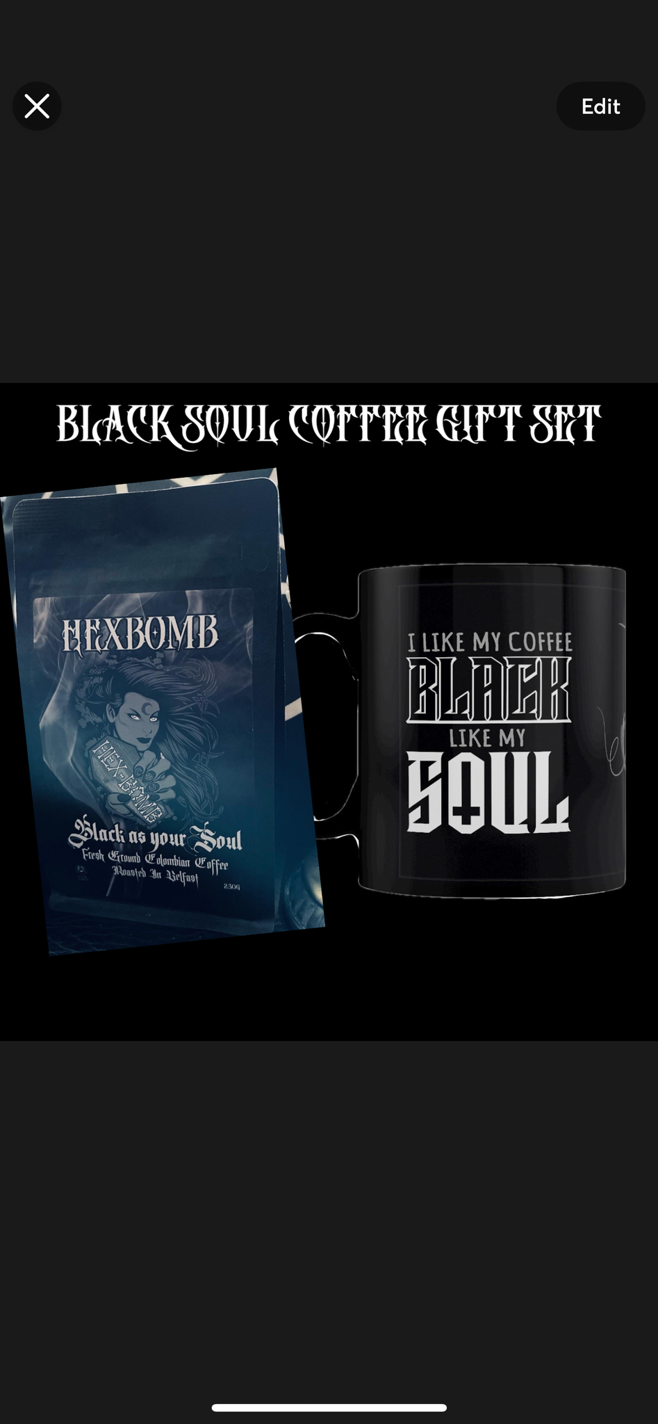 black soul Coffee gift sets