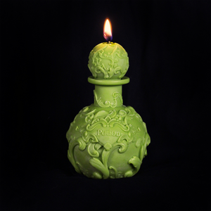 Potion bottle candle