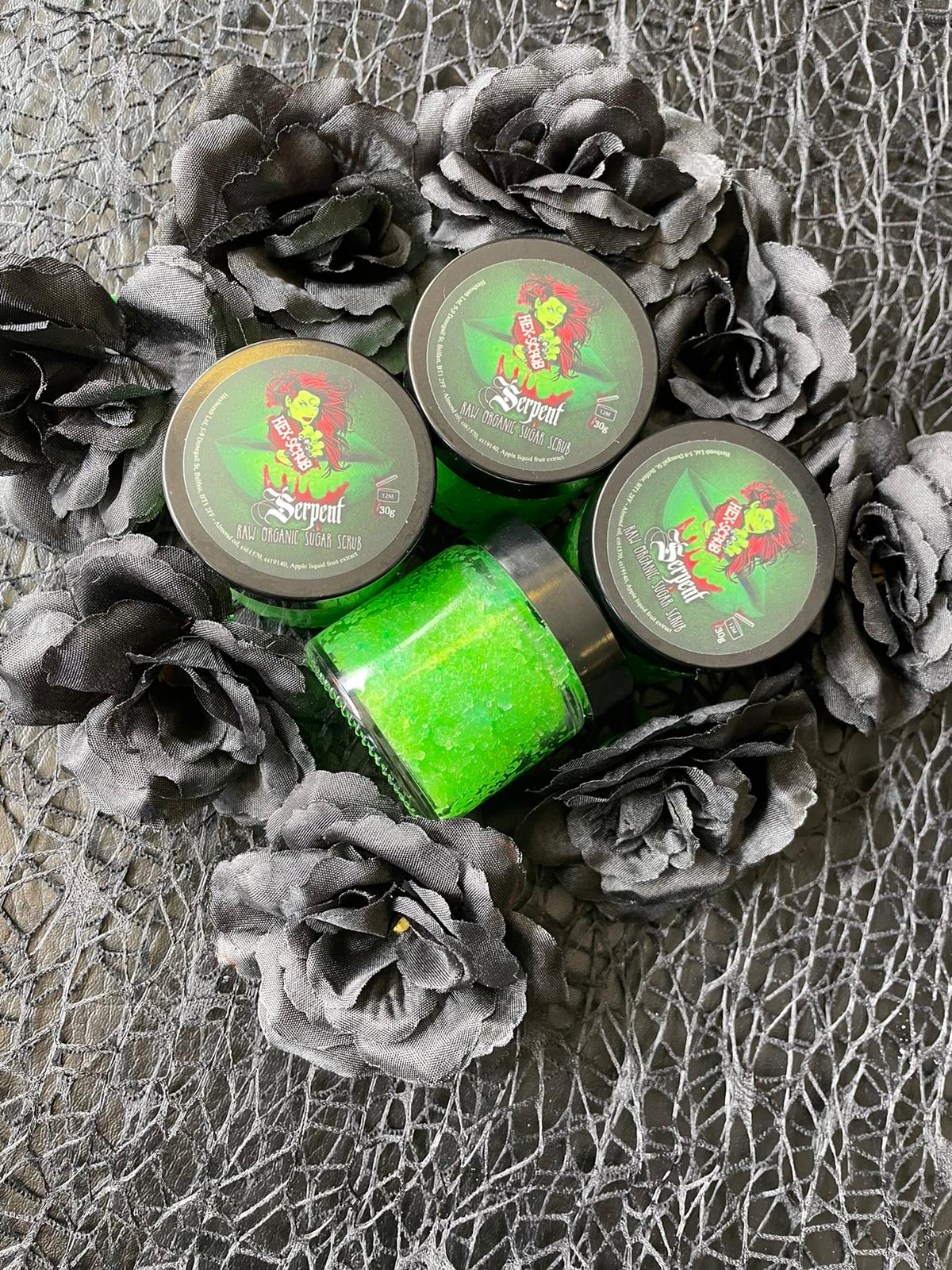 Hexscrubs Organic Raw Sugar Lip Scrub (6 Choices Available)