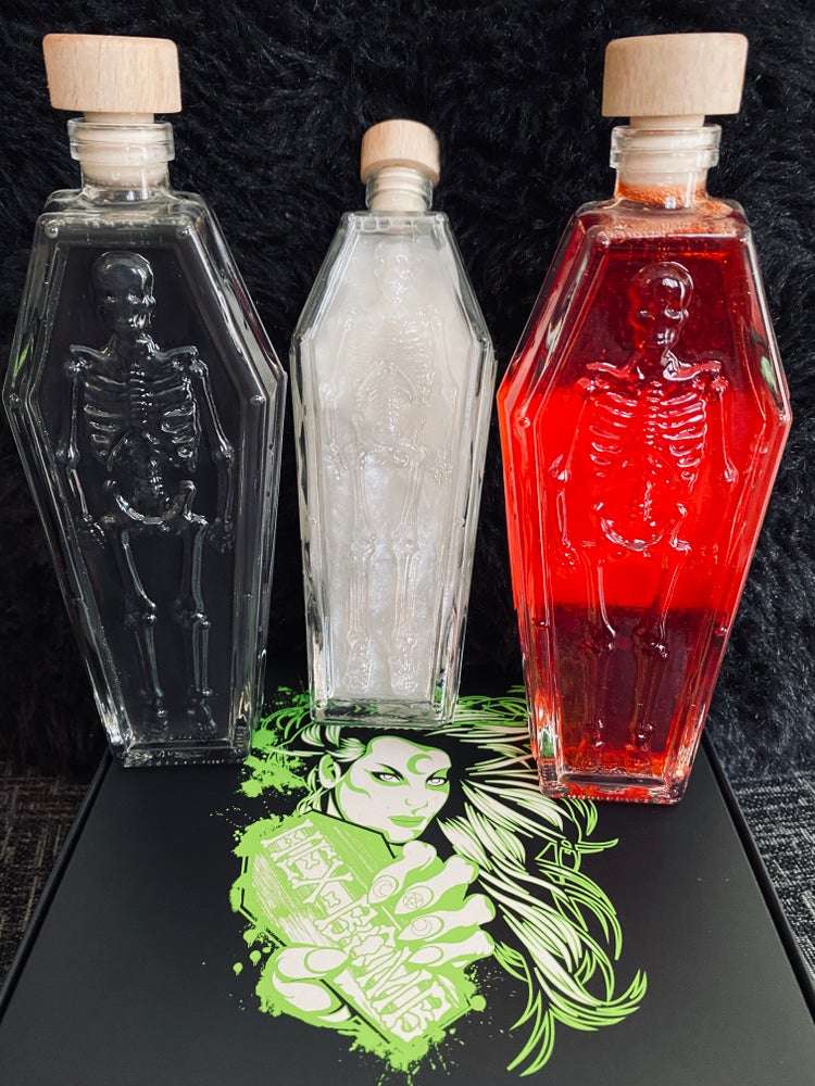 Coffin Glass Hexwash Large 200ml (6 Choices Available)