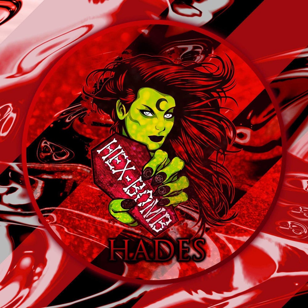 Hades Luxury Dark Bloody Metallic Luxus-Badebombe mit Einwegseife