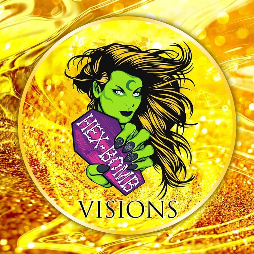 Visions goldene metallische Badebombe