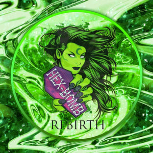 Rebirth Luxuriöse metallische Smaragd-Badebombe