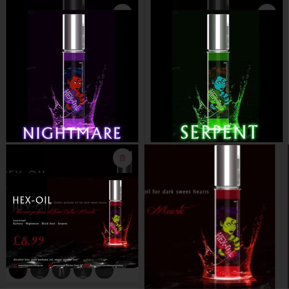 Hex Oil Perfume Oil 15ml (5 Choices Available)