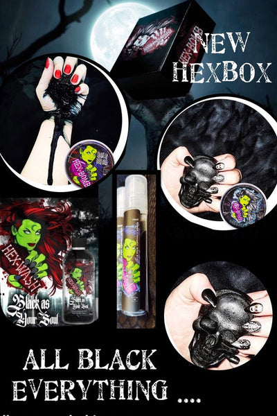 Hexbomb Geschenkbox Mit Totenkopf-Seifen & Badekugeln – Makaberes Hexmas-Set