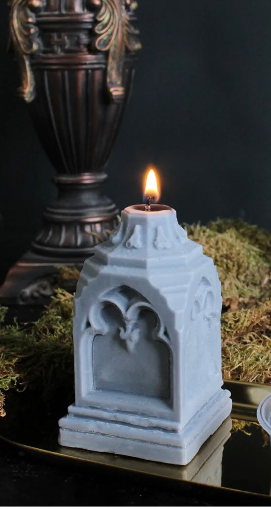 Grave marker cemetery artisan candle 2 types