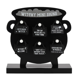 Witchy mini signs