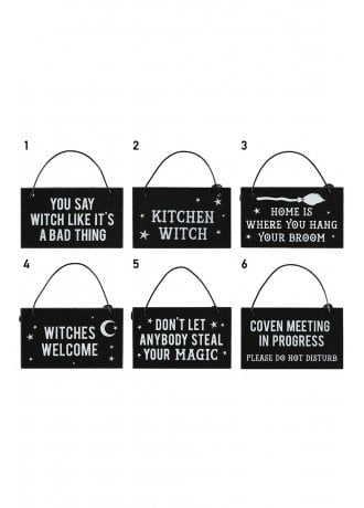 Witchy mini signs