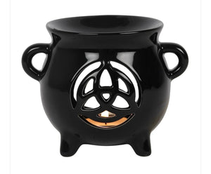 Pentagram /Triquetra cauldron wax burner