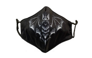 Bat mask/Jack o lantern black mask