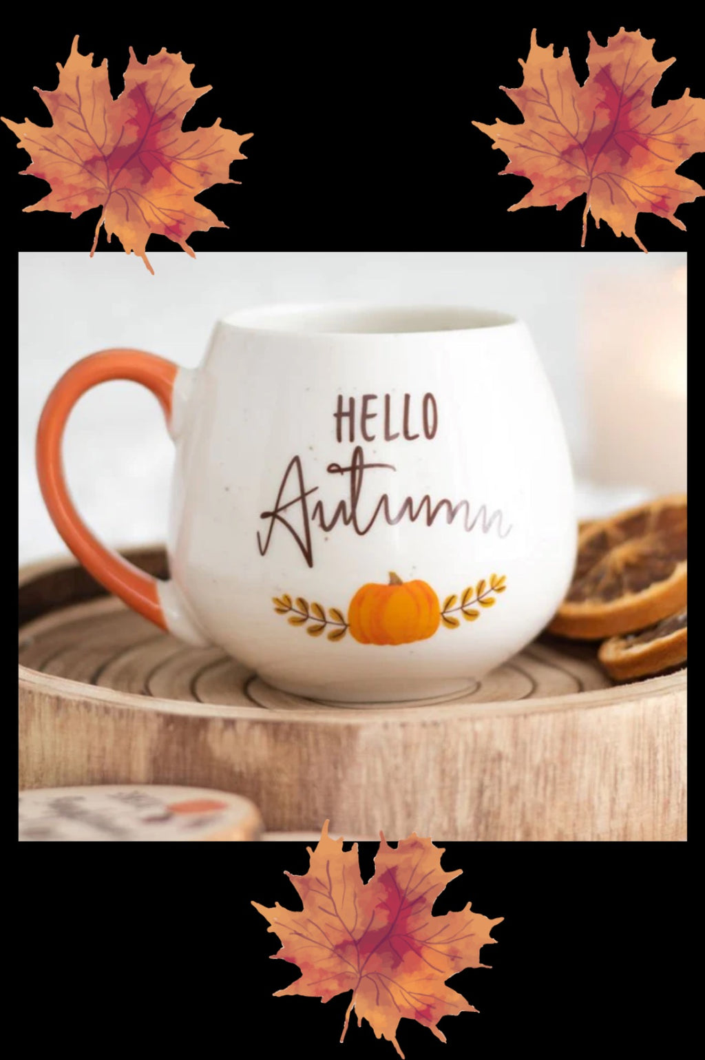 Hello Autumn large  mug