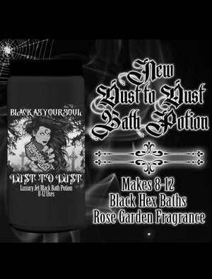 DUST TO DUST-Bath potion large 400g/ Black as your soul