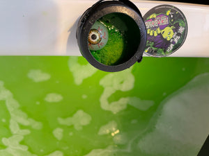 Hexkids Kesselschleim, grüne Hexbombe mit Augapfel