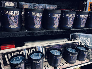 Dark Fae winters eve double wick soy metallic candle