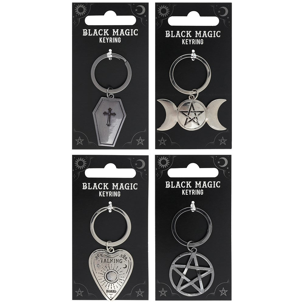 Schlüsselanhänger mit schwarzer Magie