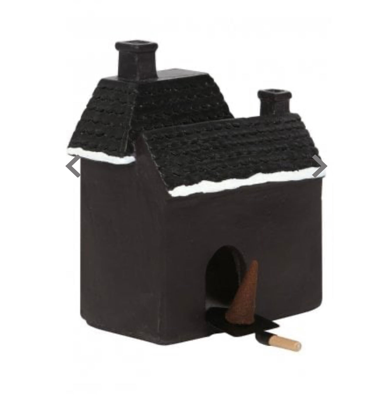 Haunted holiday house incense cone burner