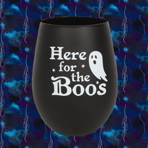 Here for the Boos steamless wine glass