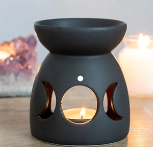 Triple moon cauldron wax burner (3 designs)