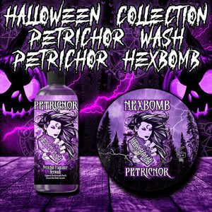 Petrichor Hexbomb metallic purple and gold bomb