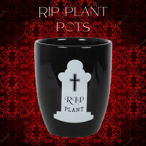 Rip gothic plant pot