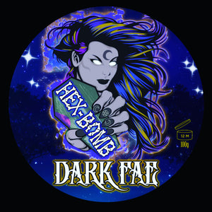 Dark Fae Winter Hexbomb blue & gold metallic