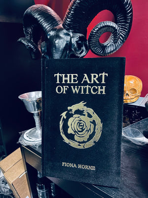 THE ART OF WITCH- velvet hardback book
