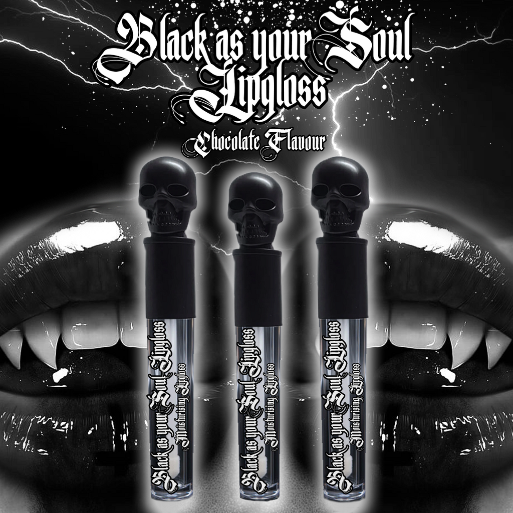 Black as your soul tinted lip gloss