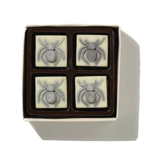 Belgian chocolate spiders set of 4
